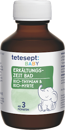 Baby Erkältungszeit Bad mit Thymian & Myrte, 100 ml