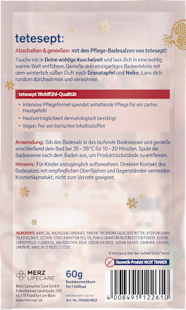 Badesalz Deine wohlige Kuschelzeit, 60 g tetesept