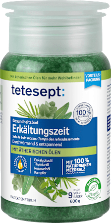 Badesalz Meeressalz Erkältungszeit, 600 g