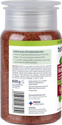 Badesalz Meeressalz Rücken & Schulter, 600 g