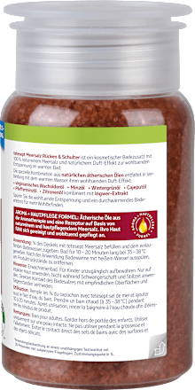 Badesalz Meeressalz Rücken & Schulter, 600 g