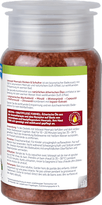 Badesalz Meeressalz Rücken & Schulter, 600 g