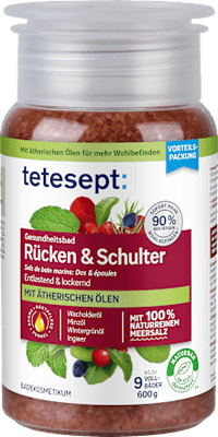 Badesalz Meeressalz Rücken & Schulter, 600 g