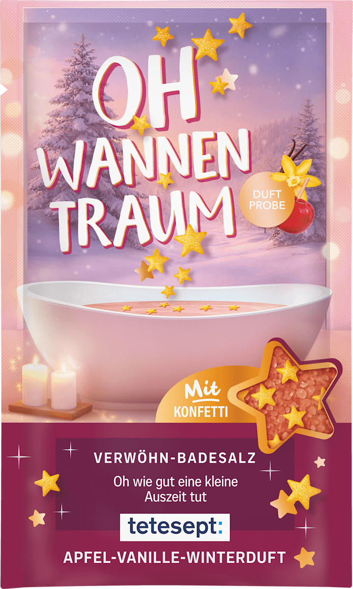 tetesept Badesalz OH WANNEN TRAUM, 50 g