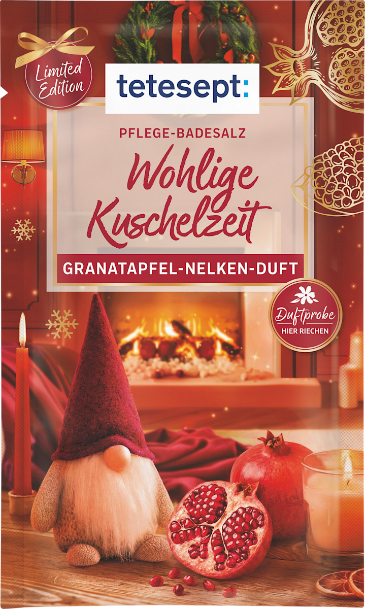 tetesept Badesalz Wohlige Kuschelzeit, 60 g