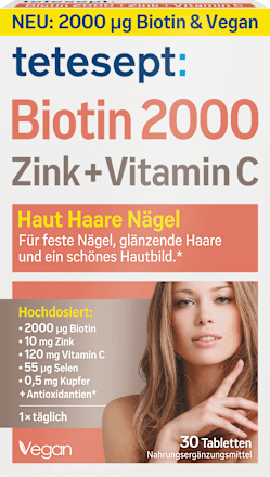 Biotine 2000 tabletten 30 stuks, 18 g