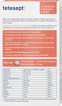 Biotine 2000 tabletten 30 stuks, 18 g