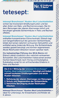 Bronchosan Hoest Acute Zuigtabletten, 20 stuks