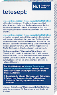 Bronchosan Hoest Acute Zuigtabletten, 20 stuks