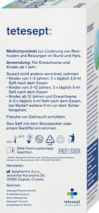 Bronchosan Husten Saft Akut, 117 g