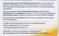 tetesept Doloseptin akut Halsschmerztabletten Honig-Zitrone, 24 St