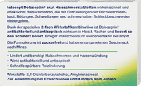 tetesept Doloseptin akut Halsschmerztabletten Minze, 24 St