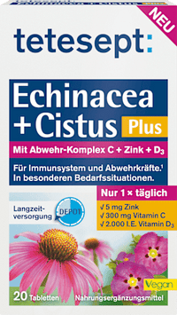 Echinacea + Cistus Plus tabletten, 20 st