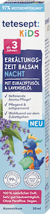 Koude Seizoensbalsem Nacht Kinderen, 30 ml