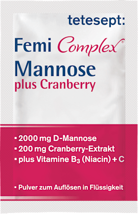 Femi Complex Mannose plus Cranberry Sachets 8 St, 23,2 g tetesept