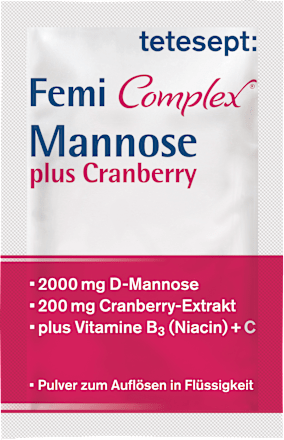 Femi Complex Mannose plus Cranberry Sachets 8 stuks, 23,2 g