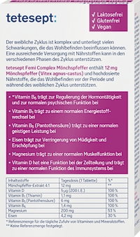 FemiComplex Monnikspeper Tabletten 60 stuks, 43,5 g