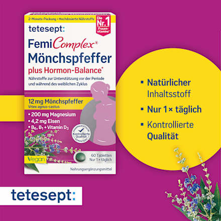 FemiComplex Monnikspeper Tabletten 60 stuks, 43,5 g