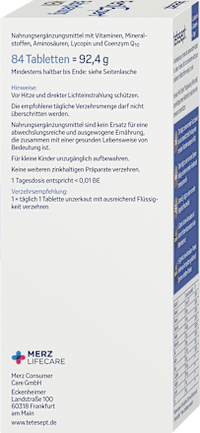 Fertil Expert Babyplanung MEN Tabletten 84 St, 92,4 g