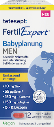 Fertil Expert Baby Planning MEN Tabletten 84 stuks, 92,4 g