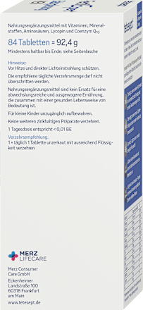 Fertil Expert Babyplanung MEN Tabletten 84 St, 92,4 g tetesept