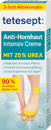 Fußcreme Anti Hornhaut 25 % Urea, 75 ml