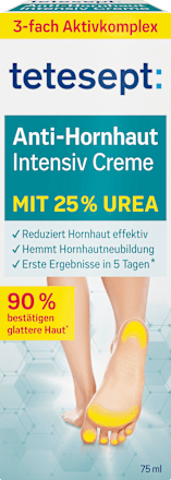 Fußcreme Anti Hornhaut 25 % Urea, 75 ml