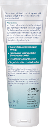 Fußcreme Anti Hornhaut 25 % Urea, 75 ml