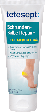 Fußcreme, Schrundensalbe Repair+, 60 ml