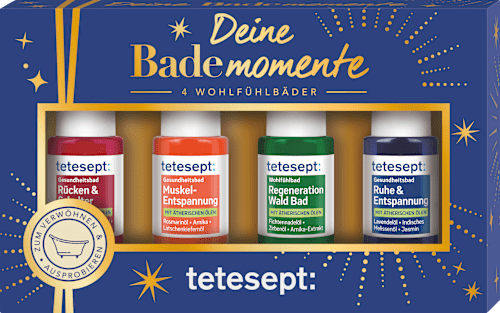 Geschenkset Deine Bademomente 4tlg, 1 St tetesept