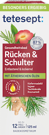 Gesundheitsbad Rücken & Schulter, 125 ml