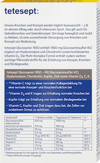 Glucosamine 1650 tabletten, 50,4 g