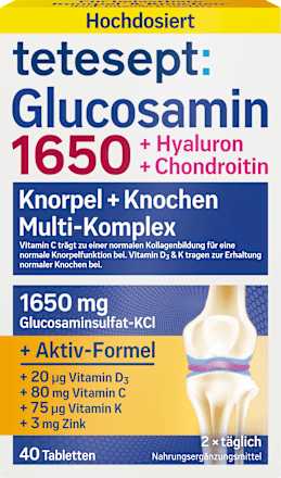 Glucosamine 1650 tabletten, 50,4 g