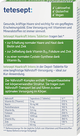 Haarkraft Intens mini tabletten 30 stuks, 8,53 g