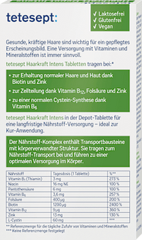 Haarkraft Intens mini tabletten 30 stuks, 8,53 g