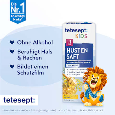 Hoestsiroop voor kinderen met honing en IJslands mos, 168 g