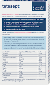 Hyaluron 100 Complex tabletten 30 stuks, 8,7 g