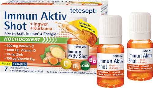 Immuunactieve gember-kurkuma drinkampullen 7 stuks, 81,76 g