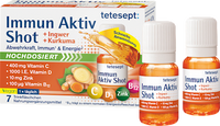 Immuunactieve gember-kurkuma drinkampullen 7 stuks, 81,76 g