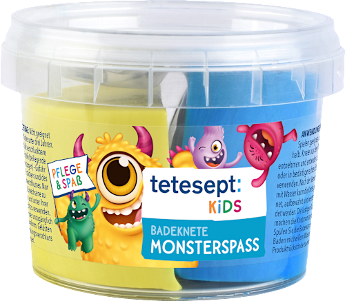 Badeknete Monster Kinder Badespaß 2x50g, 100 g