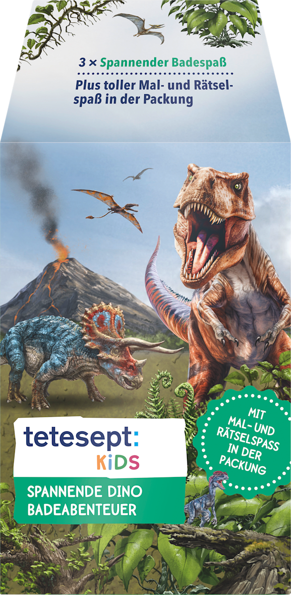 Geschenkset Badezusatz Kinder Spannende Dino Badeabenteuer 3tlg, 1 St