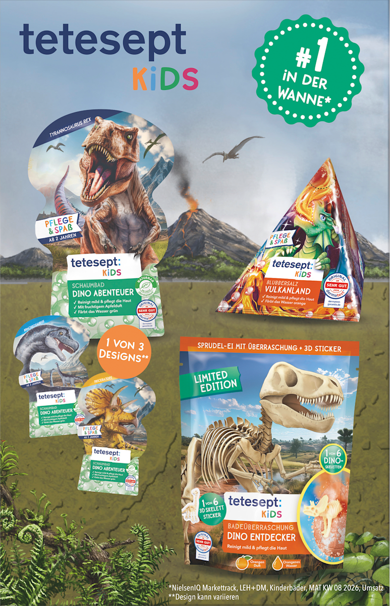Geschenkset Badezusatz Kinder Spannende Dino Badeabenteuer 3tlg, 1 St