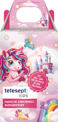 Geschenkset Kinder Badezusatz Einhornwelt 3tlg, 1 St tetesept: KIDS