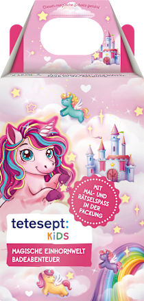 Geschenkset Kinder Badezusatz Einhornwelt 3tlg, 1 St tetesept: KIDS