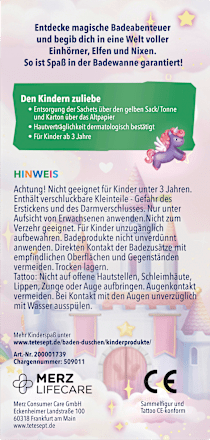 Geschenkset Kinder Badezusatz Einhornwelt 3tlg, 1 St tetesept: KIDS