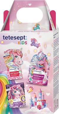 Geschenkset Kinder Badezusatz Einhornwelt 3tlg, 1 St tetesept: KIDS