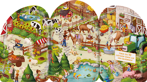 Kinder Badezusatz Auf dem Bauernhof mit Wimmelbild (3x40 ml), 120 ml