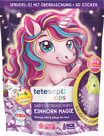 Kinder Badezusatz Badeüberraschung Einhorn Magie, 1 St