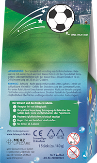 Kinderbadtoevoeging badverrassing voetbalkoorts, 1 st.