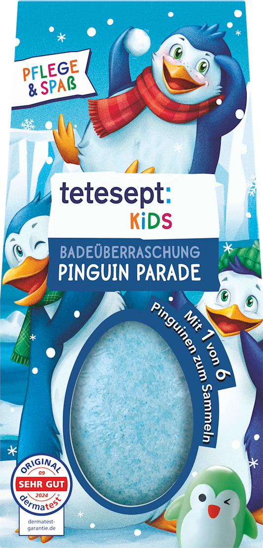 tetesept: KIDS Complément de bain Bain surprise Parade des pingouins, 1 pce